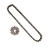 428 17T 17mm Sprocket 428 Drive Chain 60 Links Kit