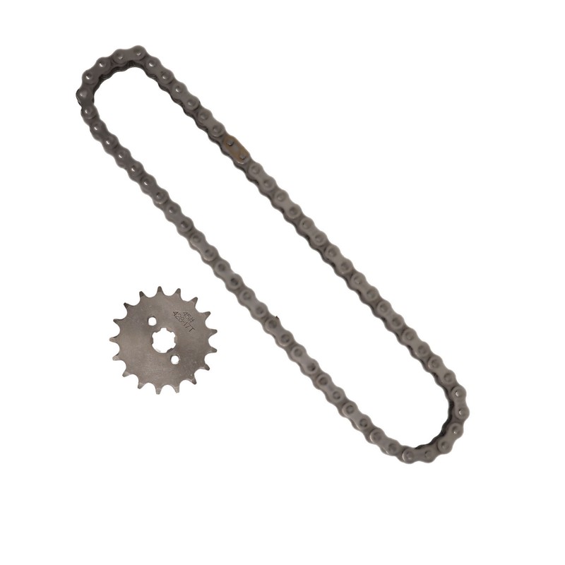 428 17T 17mm Sprocket 428 Drive Chain 60 Links Kit