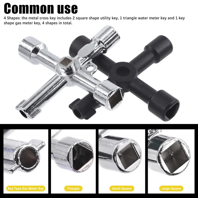 AHEJIOO 13 Heater Bleed Key Set, Square Key Bleed Key,