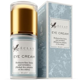𝗢𝗥𝗚𝗔𝗡𝗜𝗖 Crema de Ojos - VITAMINA E ENCAPSULADA 3X MÁS POTENTE Anti-Envejecimiento con Extracto de Avena Calmante, HA y Antioxidantes - Certificado GMP/Aprobado por Dermatólogos