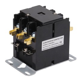 Air Conditioner Contactor Heating Ventilation Air Conditioning Contactor 40A 3P for Power Control 110V