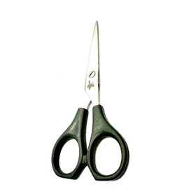 JOYA Friseurschere, 12,7 cm, leicht und ergonomisch, professionelle Schere mit schwarzen Kunststoffringen – ideal für Studenten und Friseure, Anfänger und Akademien