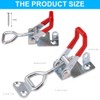 4 Pack Metal Toggle Latch,Box Closure Tension Lock Toggle Clamp