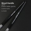 Fine Arc Eyeliner Brush, Flat Eyebrow Brush by Enzo Ken,
