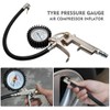 TOTMOX Heavy Duty Tire Pressure Gauge for Motor Vehicles Cycles