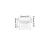 QUARKZMAN Port Blocker PC Locking USB Port/Dust PC Blocker White