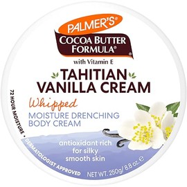 Palmer's Cocoa Butter Formula Tahitian Vanilla Body Cream, Crema Humectante con Manteca de Karité y Vitamina E para una Piel Más Suave, Humectación 72