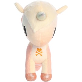 Aurora Enchanting Tokidoki Mermicorno Searena Stuffed Animal - Bright & Colorful Design - Showpiece Plush - Orange 9.5 Inches