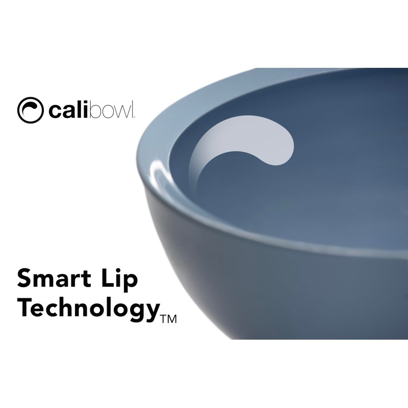 CaliBowl 5-Piece Non-Spill Plastic Mixing Bowl Set - Reusable Nesting