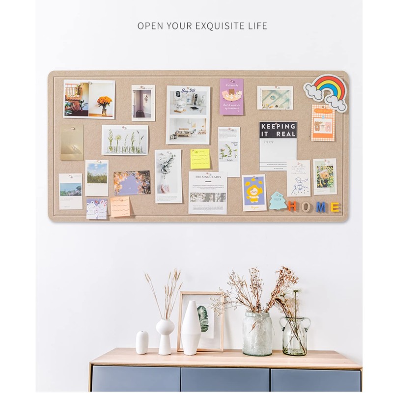 Foldable Large Felt Bulletin Board - 36'' x 18'', Decorative