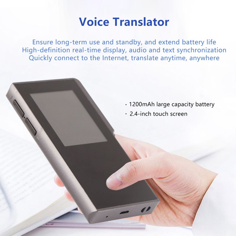 T6 Voice Translator Touch Screen Long Battery Life Networking Multi‑Language