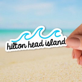 Squiddy Hilton Head Island - Vinyl Sticker Decal for Phone, Laptop, Water Bottle (2.5" Wide)