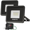 XIMEITO LED Floodlight, 10W, Daylight Color, 1200 LM, 6500K, 1.8