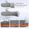 AURUZA Winter Warm Mittens for Women, Cozy Thick Knitted Gloves