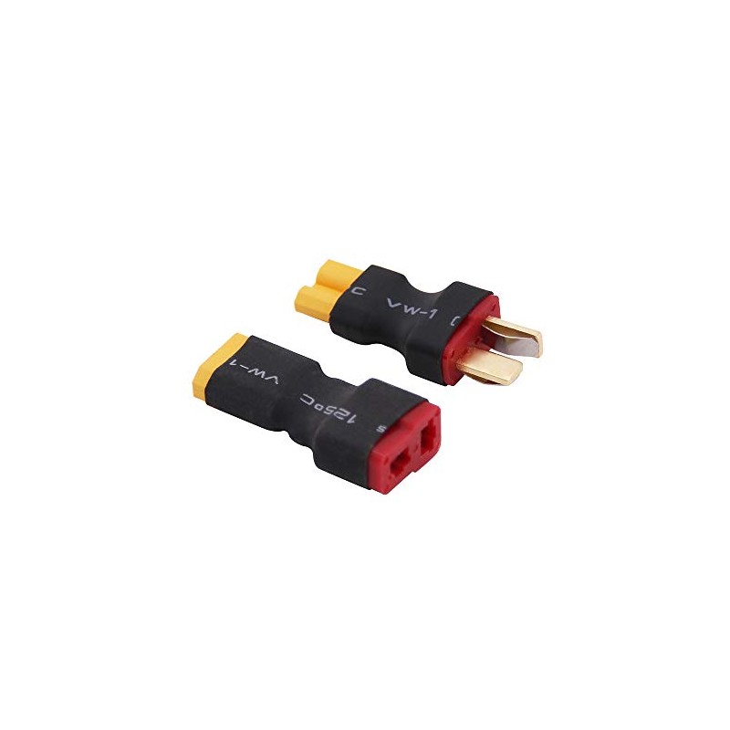 OliRC 4pcs XT30 XT-30 to T-Plug Deans Style Male Female
