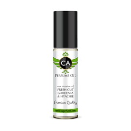 CA Perfume Impression of Kai Fresh Cut Gardenia & Hyachie For Women Replica Fragrance Body Oil Alcohol-Free Essential Aromatherapy Sample Travel Size Concentrated Long Lasting Roll-On 0.3 Fl Oz/10ml
