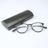 Marsrut Slim Eyeglass Case, Metal Aluminum Eyeglass Hard Shell, Thin