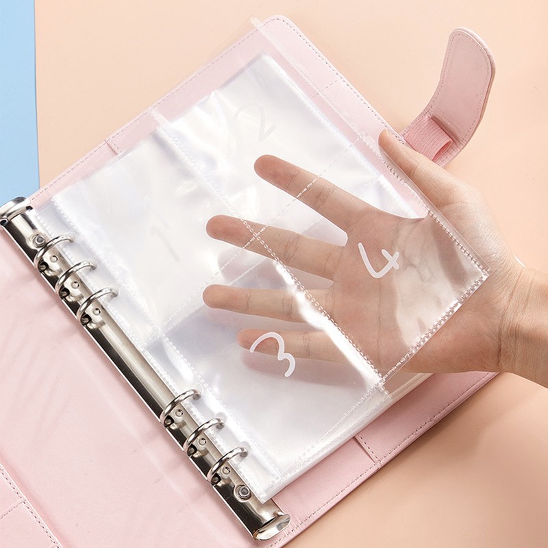 100 Envelopes Challenge Binder Waterproof A5 Money Saving Budget Binder