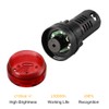 uxcell 3Pcs Red Indicator Light with Buzzer AC/DC 24V, 22mm