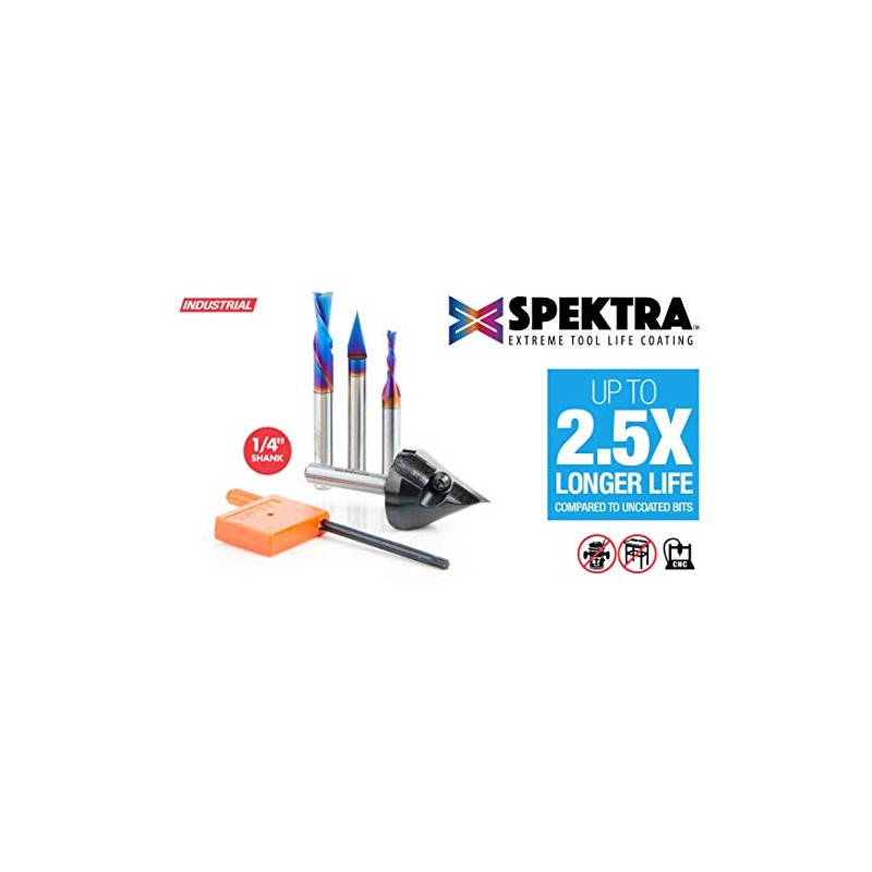 Amana Tool AMS-155 Brian Choice CNC Router Bit Starter 4-Pc