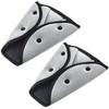 Swpeet 2Pcs Grey 7.3 x 9.1 Inches Seat Belt Adjuster,