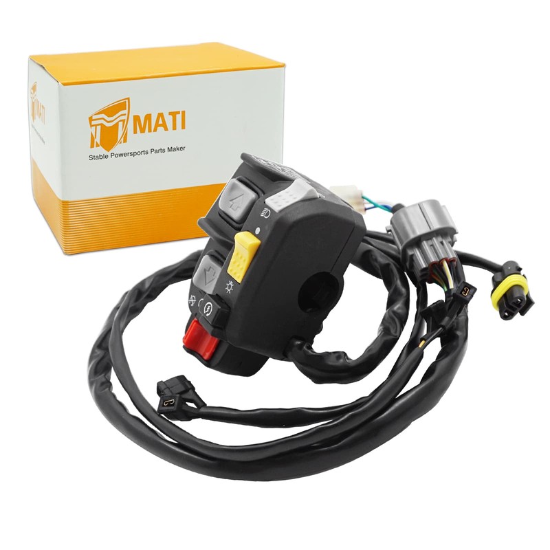 M MATI Electric Shift Control Switch Button Start Stop/Kill Headlight