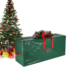 XIMEY Christmas Tree Storage Bag, 180 cm, Green Christmas Tree Storage Bag, Waterproof Christmas Tree Cover, Storage Bag, Christmas Tree, Rectangular, 120 x 33 x 50 cm