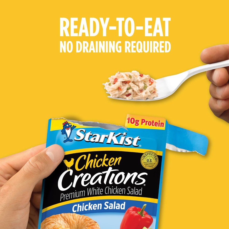 StarKist Chicken Creations, Chicken Salad, 2.6 oz Pouch (Pack of