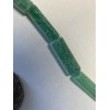 Handmade Lamp work hand made 14x8mm Frosted green tubes shaped