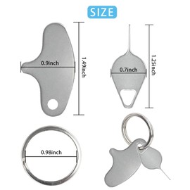 VVHOOY Replacement Doorbell Key Doorbell Security Pin Key, Release Removal Tool Compatible With Blink Video Doorbell Nest Video Doorbell, Arlo Video Doorbell and Eufy Video Doorbell, 5 Pack