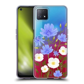 Head Case Designs Chicory Roses And Wildflowers Soft Gel Case Compatible With Oppo A72 5G