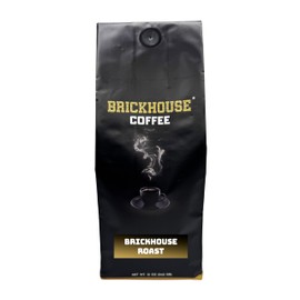 Brickhouse Roast 100% Colombian Dark Roast Ground Coffee – Bold & Smooth, 100% Arabica, 2-Pack (12oz Bags)