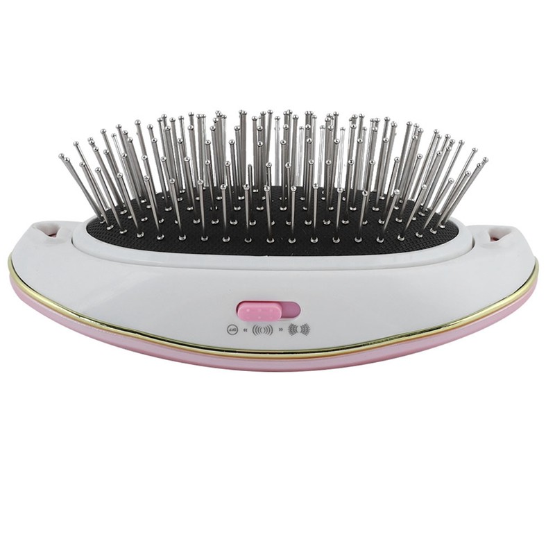 New Negative Ion Anti static Hairbrush Portable Electric Scalp Massage