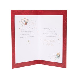 UK Greetings Christmas Card for Daughter - Sentimental Design