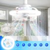 VANLUDA Socket Fan Light,11 Inches E26/E27 Ceiling Fan with Light