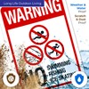 Sigo Signs, Warning No Swimming Fishing Ice Skating Sign, 10x7