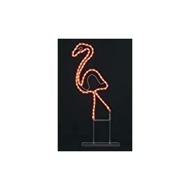 Northlight Tropical Lighted Pink Flamingo Rope Light Outdoor Yard Art Decoration, 24"