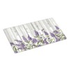 Rustic Wooden Plank Lavender 4 Gang Wall Plate Quad Toggle
