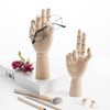Jointed Hand Plant Holder Flexible Eye Catching Wooden DIY Plant