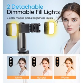 Selfie Stick, Extendable Selfie Stick Phone Tripod Stand, 71 Inch 180cm Extendable and Portable Selfie Stick with Detachable Wireless Remote Compatible with Most Smart Phone