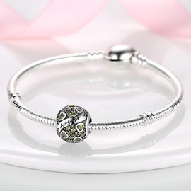 MULA Birthstone Charms 925 Sterling Silver Charms for Bracelets and Necklaces Dangle Pendants Beads Happy Birthday Charms with 5A Cubic Zirconia Birthday Mothers Day Jewelry