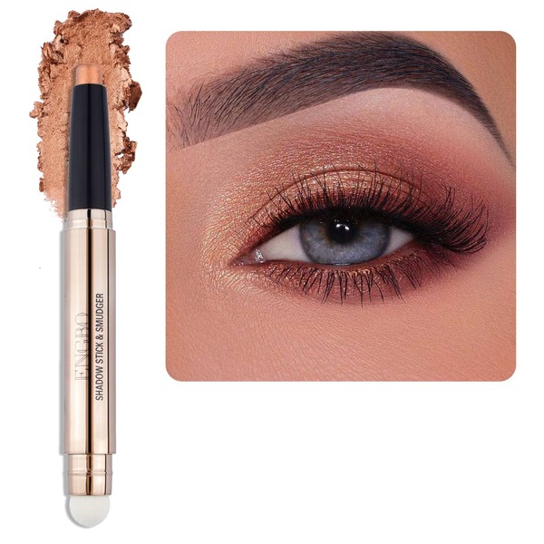 Enfuntins Shimmer Cream Eyeshadow Stick, High Pigmented Eyeshadow Pencil with