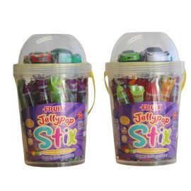 Fruix Jellypop Stix - 2ct (13oz) - Tik Tok Trending Fruit Jellies - Assorted Flavors - Squeeze Jelly Sticks - Jelly Stixs - Gender Neutral Toy