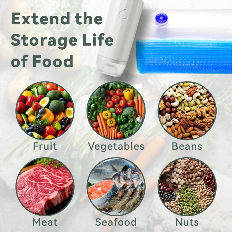 Sous Vide Bags Reusable 24 Pcs, Reusable Vacuum Seal Bags