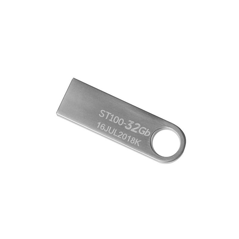 Stylos Memoria USB 32GB Flash 2.0 Color Gris Metálico