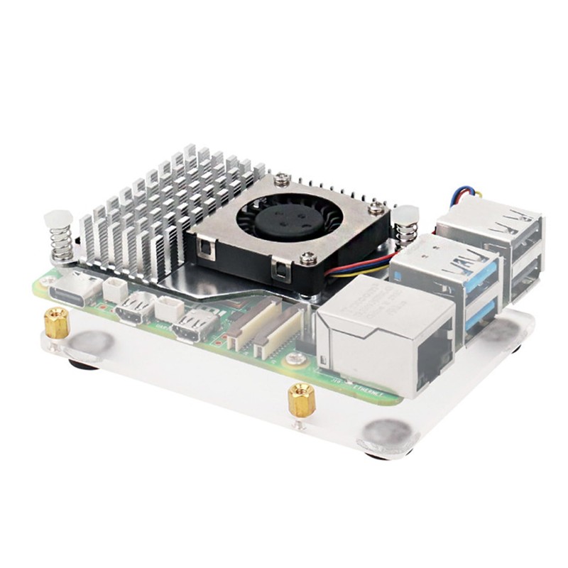 Raspberry Pi Active Cooler with 30mm PWM 4-Pin Cooling Fan