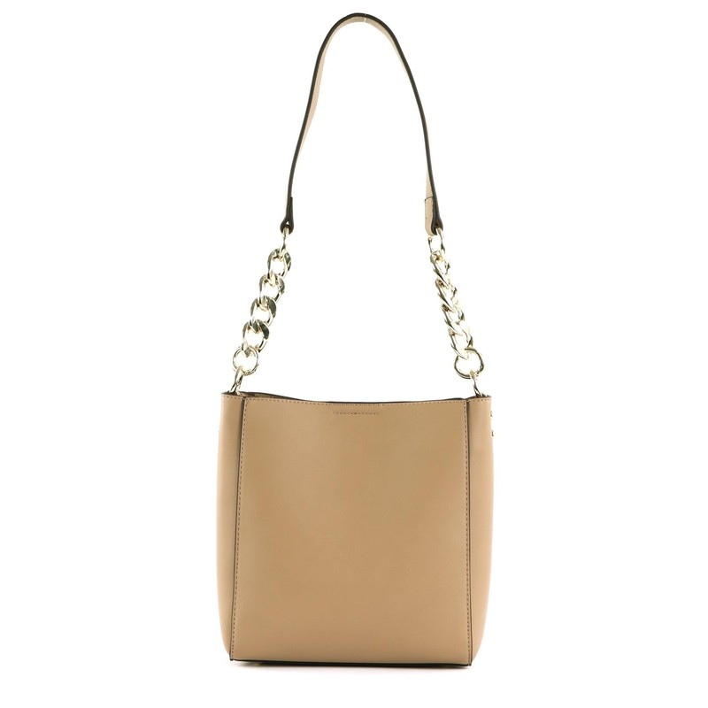 Seidenfelt Shoulder bag: 22 cm, Sweet Toffee/Gold