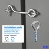 TERF® High Quality Cabin Hook and Eye Zinc 50mm (2