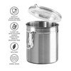 Oggi Set of 4 Stainless Steel Kitchen Canisters - Airtight