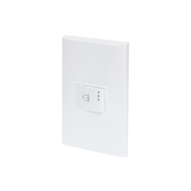 iGOTO PB519-B Placa con botón para timbre, Color blanco